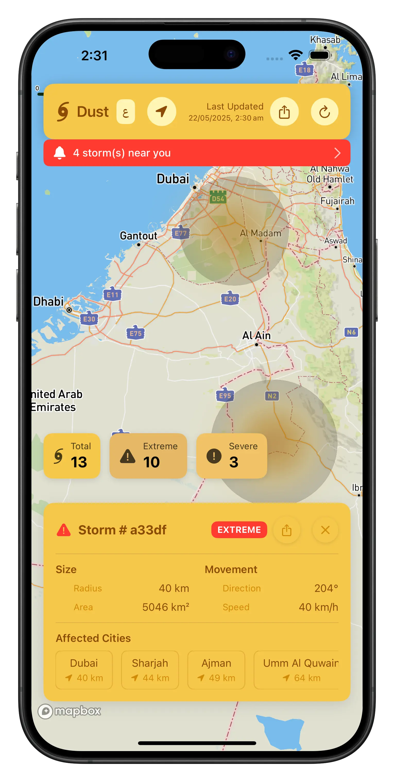 Main App Screenshot